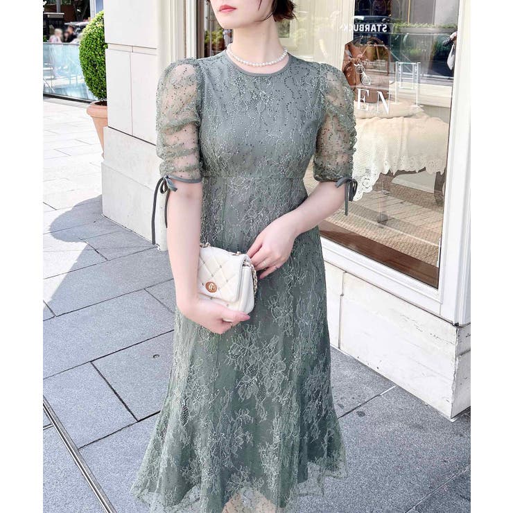 【WEB限定】スパンコールレースワンピース | INGNI  | 詳細画像34 