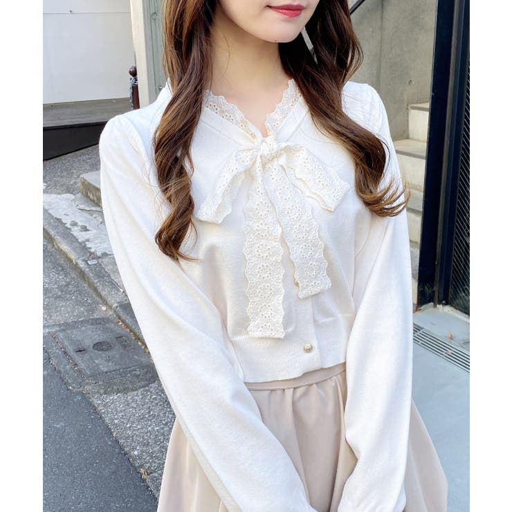 12Gレースボウタイニット | INGNI  | 詳細画像19 