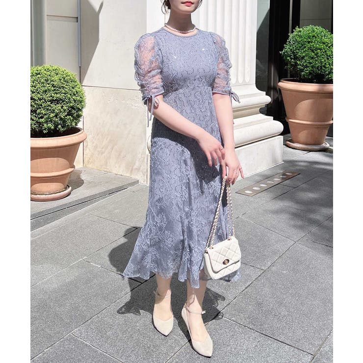 INGNI スパンコールレースワンピース INGNI｜スパンコールレースワンピース | Rakuten Fashion(楽天