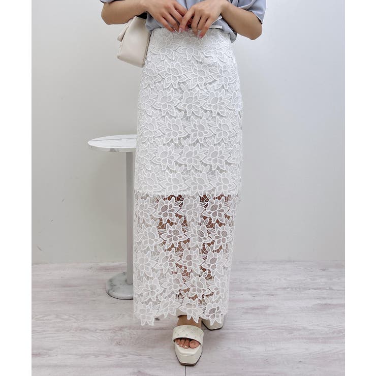 レースナロースカート | INGNI  | 詳細画像3 