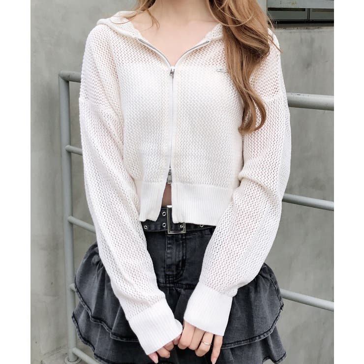 7Gメッシュニットパーカー | INGNI  | 詳細画像10 