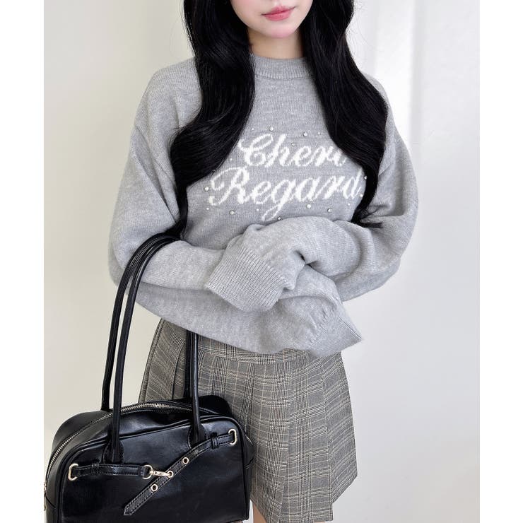 7Gパールビジュ×ロゴニット | INGNI  | 詳細画像8 