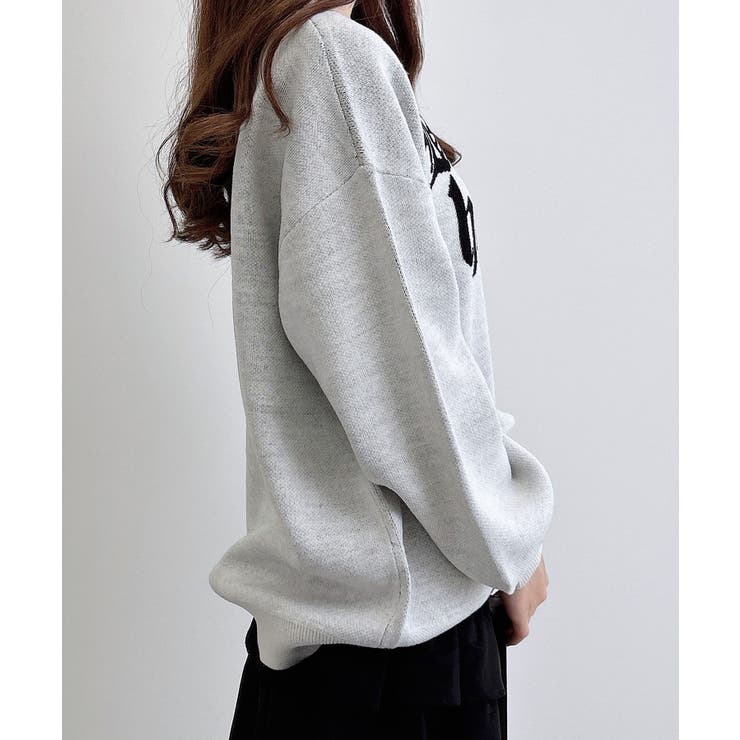 12G JQ2段ビッグロゴニット | INGNI  | 詳細画像3 