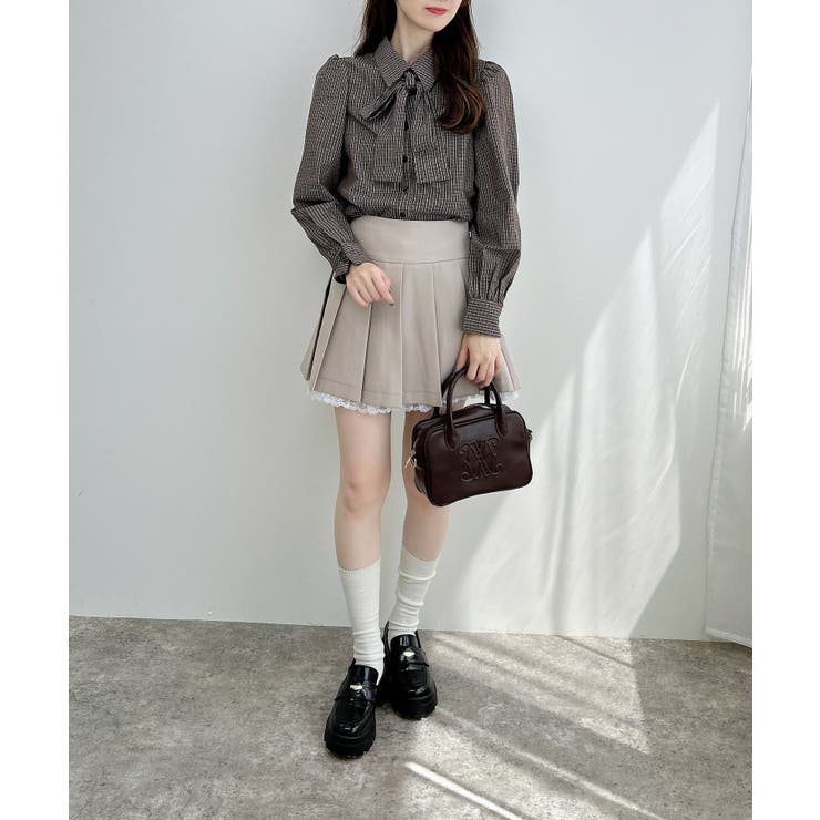 胸刺繍ボウタイブラウス | INGNI  | 詳細画像24 