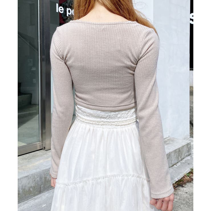 レースレイヤードカーデTOPs | INGNI  | 詳細画像16 