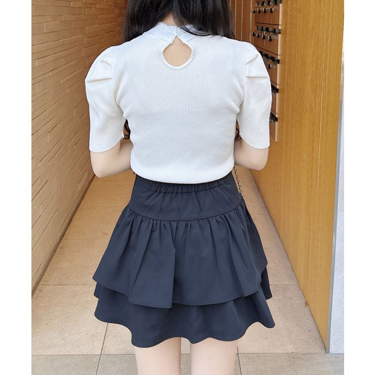 【WEB限定】シアーボウタイ半袖ニット | INGNI  | 詳細画像8 