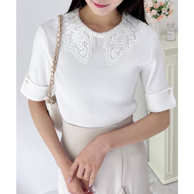 レース衿ニット | INGNI  | 詳細画像16 