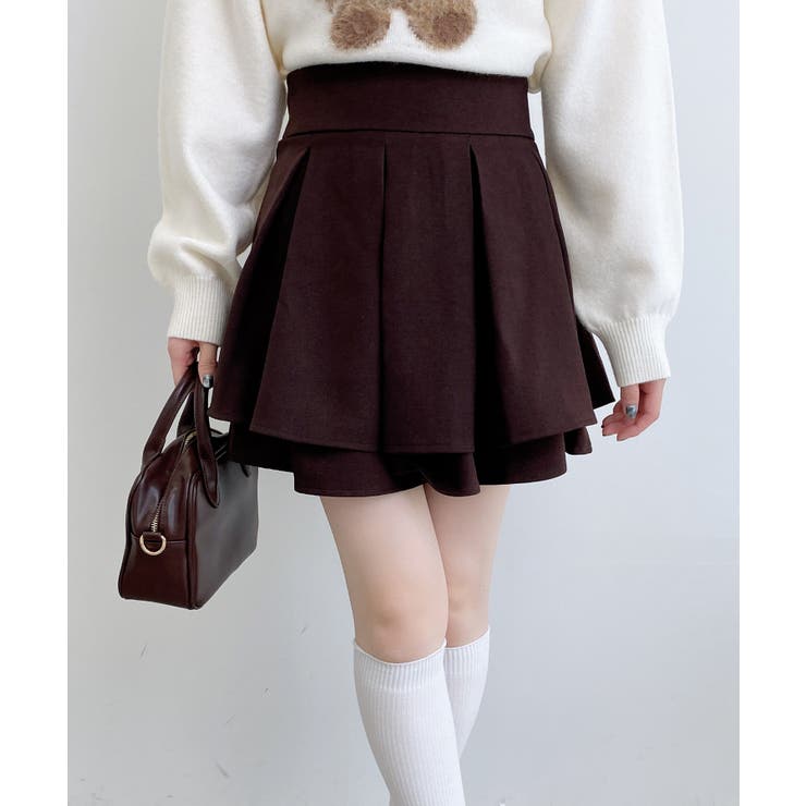 バックレースアップタックフレアスカート | INGNI  | 詳細画像10 