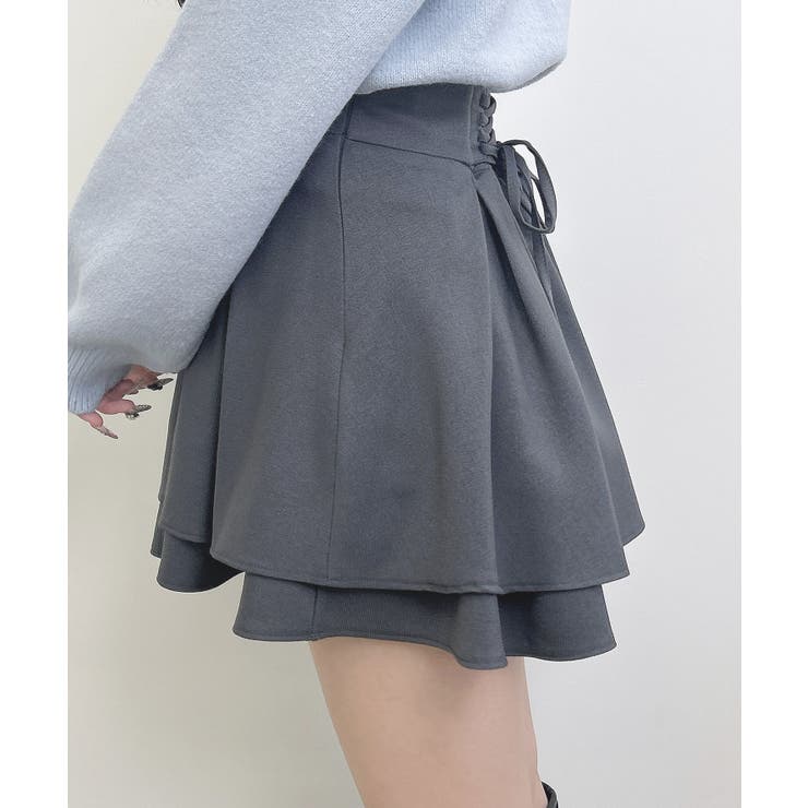 BackレースUPタックフレアスカート | INGNI  | 詳細画像3 