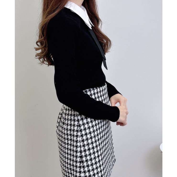 衿付ボウタイニット | INGNI  | 詳細画像11 