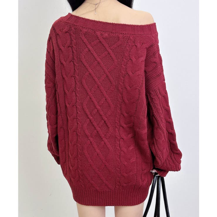 3G 2WAYケーブルルーズチュニックニット | INGNI  | 詳細画像18 