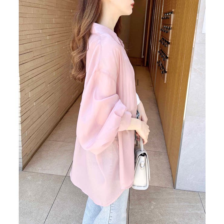 【WEB限定アイテム】シアービッグシャツ | INGNI  | 詳細画像30 