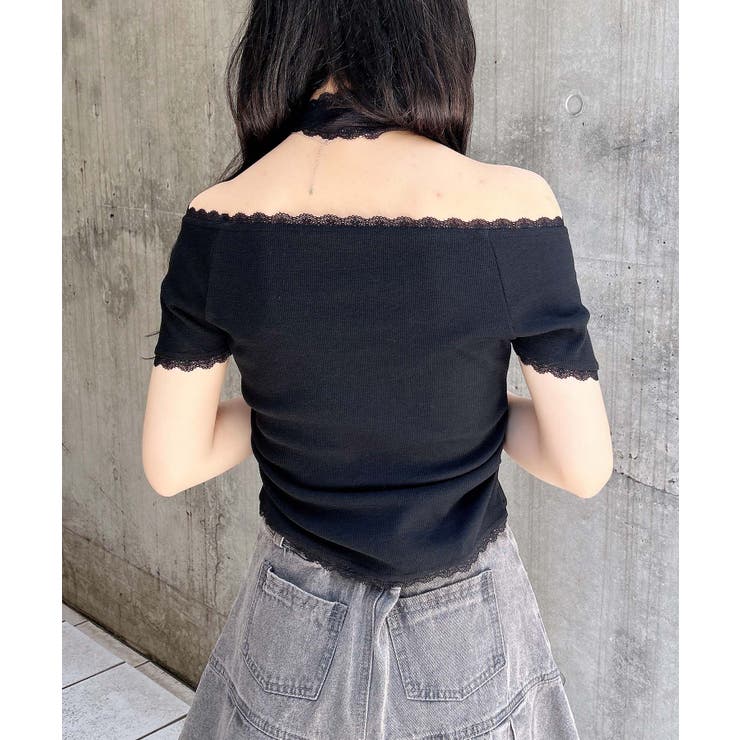 レースチョーカー付リブトップス | INGNI  | 詳細画像14 