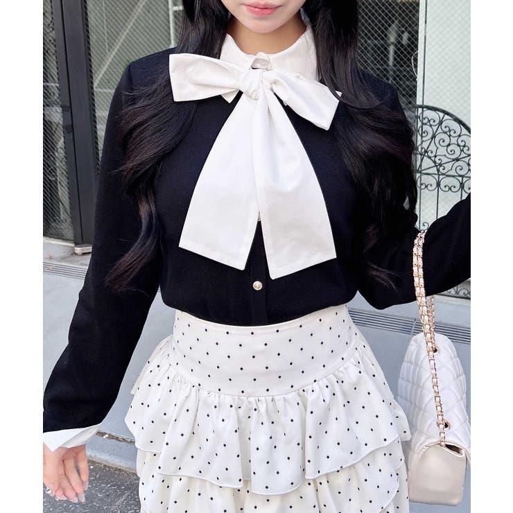 12Gボウタイドッキングニット | INGNI  | 詳細画像26 