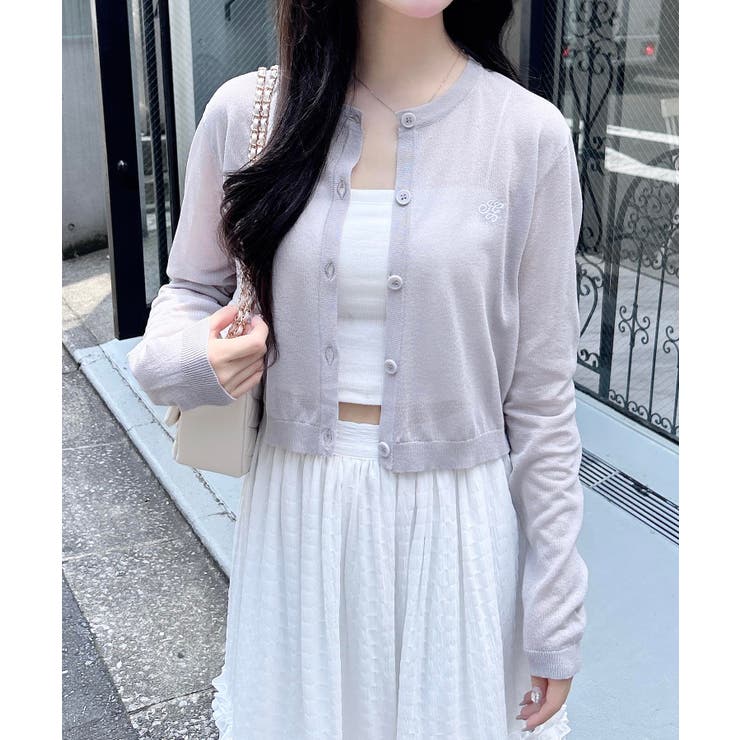 胸ロゴシアーニットカーディガン | INGNI  | 詳細画像13 