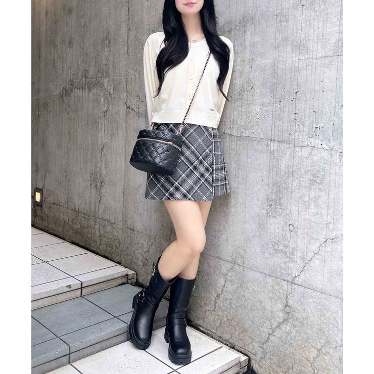 12Gプレート付ニットカーディガン | INGNI  | 詳細画像6 