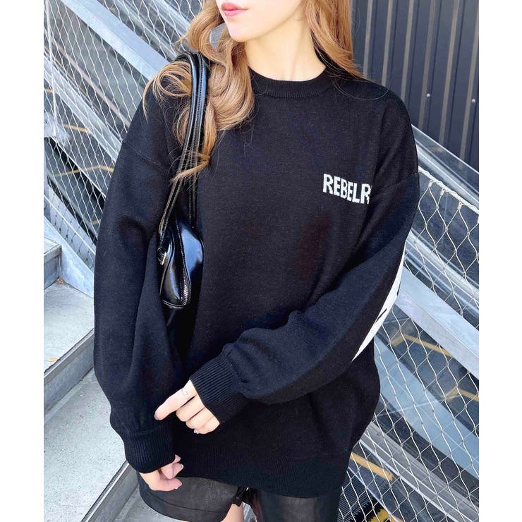 12G BackBIGロゴチュニックニット | INGNI  | 詳細画像9 