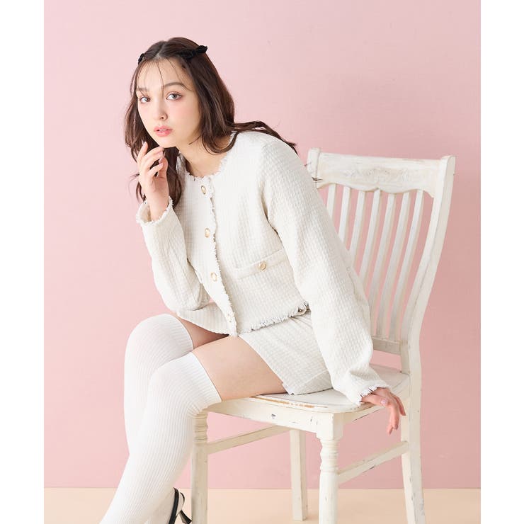 ツイードフリンジジャケット[品番：INGW0010564]｜INGNI （イング）の