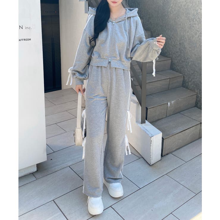 レースライン裏毛パンツ | INGNI  | 詳細画像2 