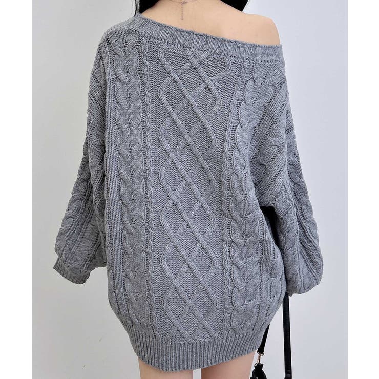 3G 2WAYケーブルルーズチュニックニット | INGNI  | 詳細画像12 