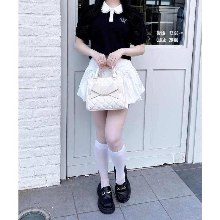 衿レース付胸ロゴポロシャツ | INGNI  | 詳細画像24 