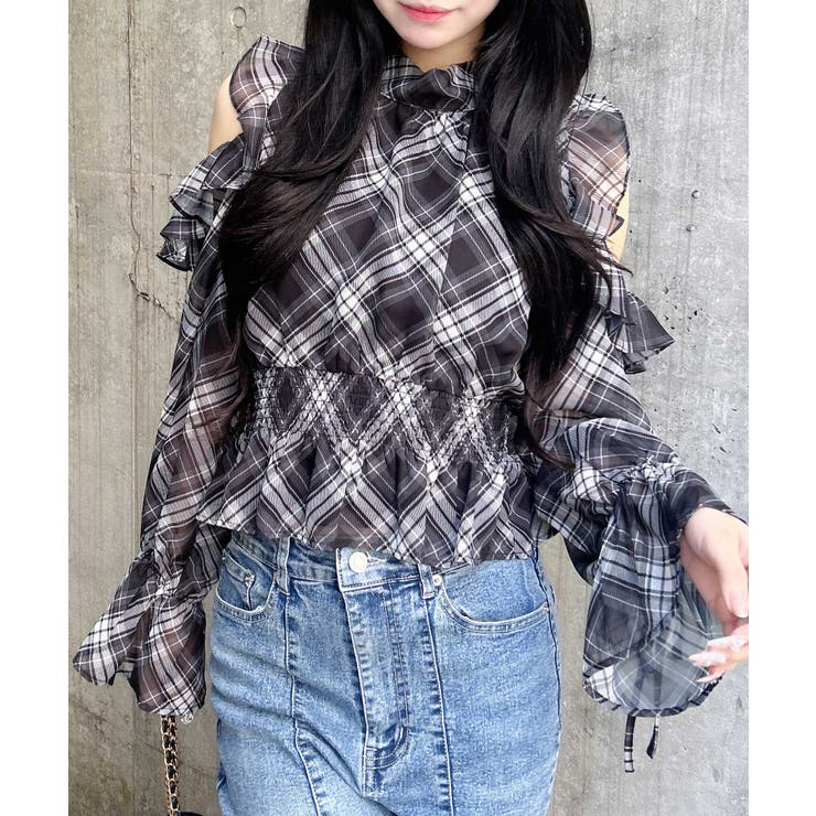 2Wayリボン肩あきフリルブラウス | INGNI  | 詳細画像3 