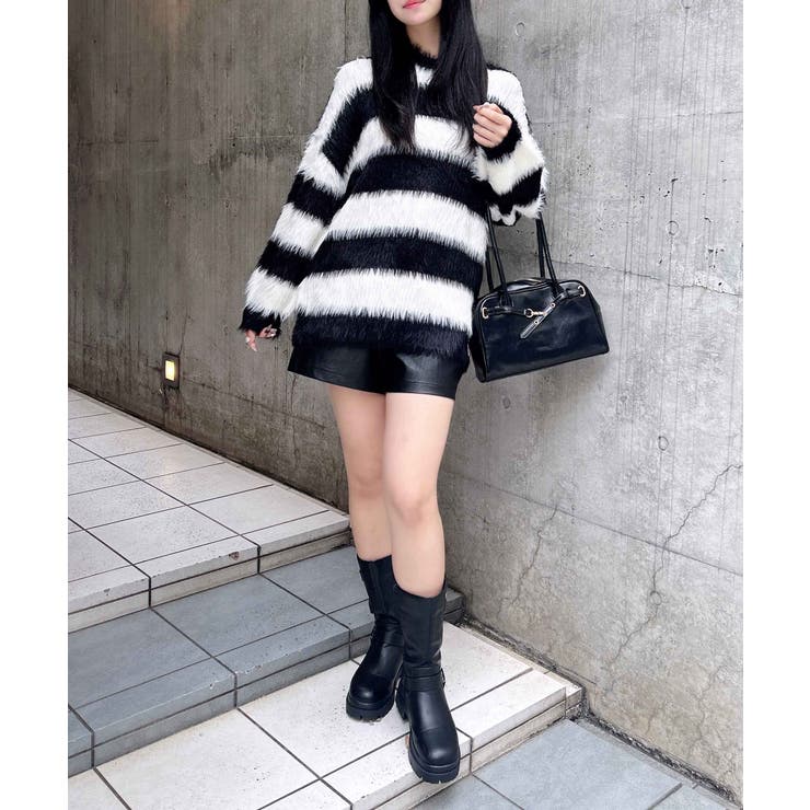 7Gフェザーボーダーチュニックニット | INGNI  | 詳細画像13 