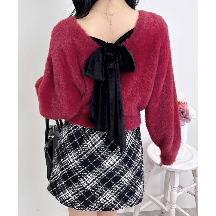 7G Backリボンフェザーニット | INGNI  | 詳細画像18 