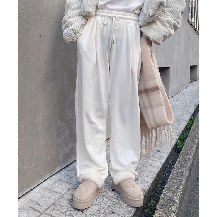 【WEB限定アイテム】イージー裏毛パンツ | INGNI  | 詳細画像2 