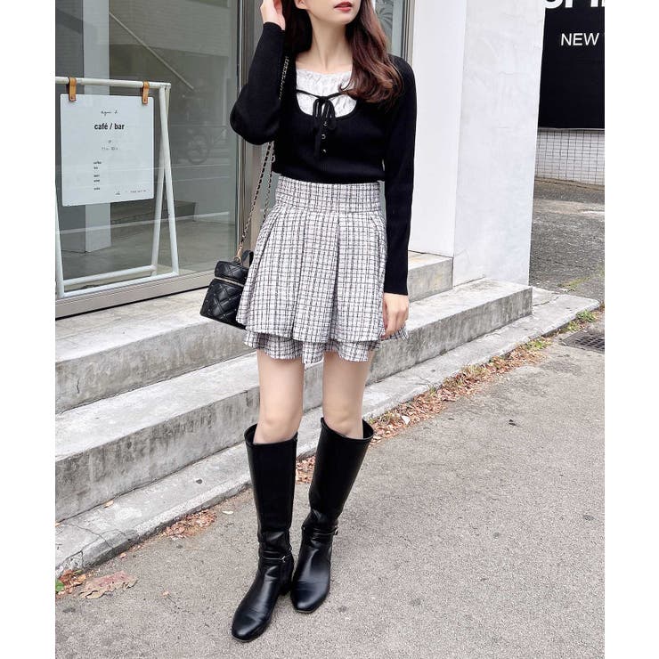 12Gフロントレースドッキングニット | INGNI  | 詳細画像7 