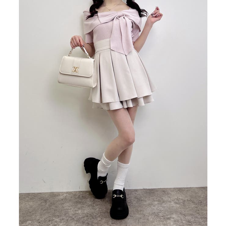 12Gリボンオフショル半袖ニット | INGNI  | 詳細画像6 