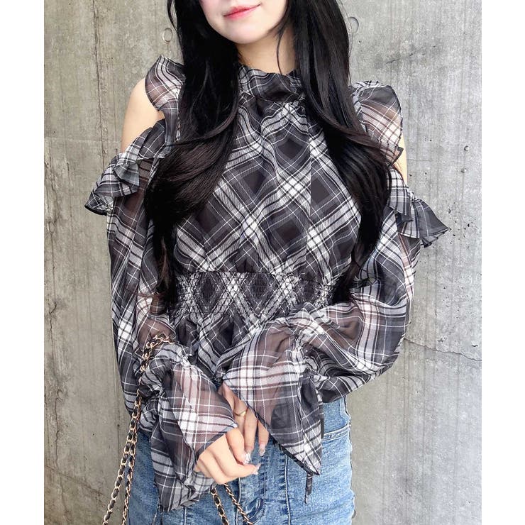 2Wayリボン肩あきフリルブラウス | INGNI  | 詳細画像2 