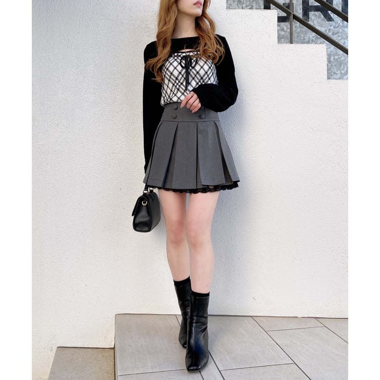 レースレイヤープリーツスカパン | INGNI  | 詳細画像14 