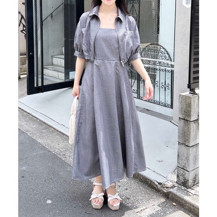 ジップジャケット+ワンピース | INGNI  | 詳細画像20 