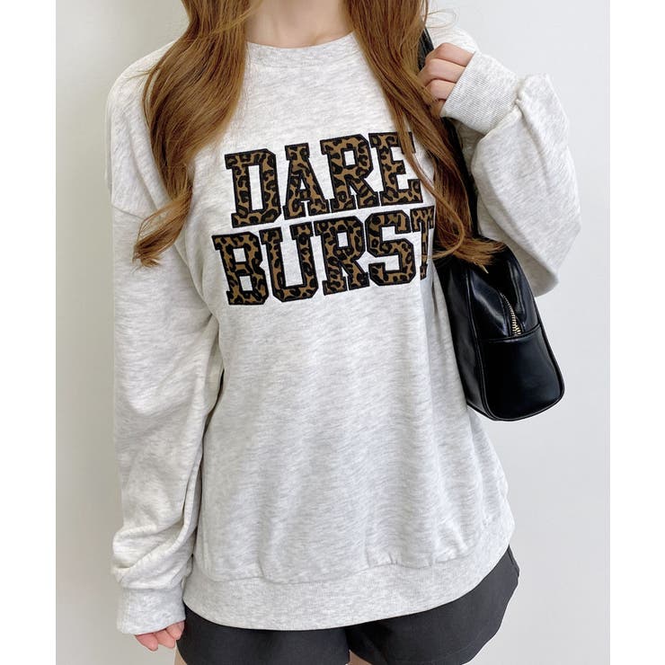 アソート柄貼付裏毛チュニック | INGNI  | 詳細画像7 