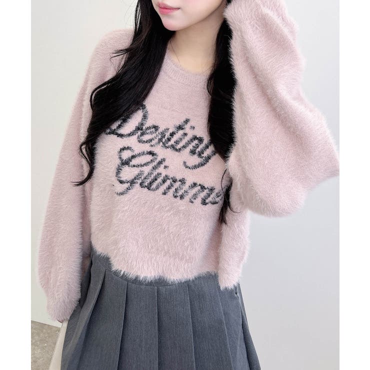 12Gショート丈フェザーロゴニット | INGNI  | 詳細画像14 