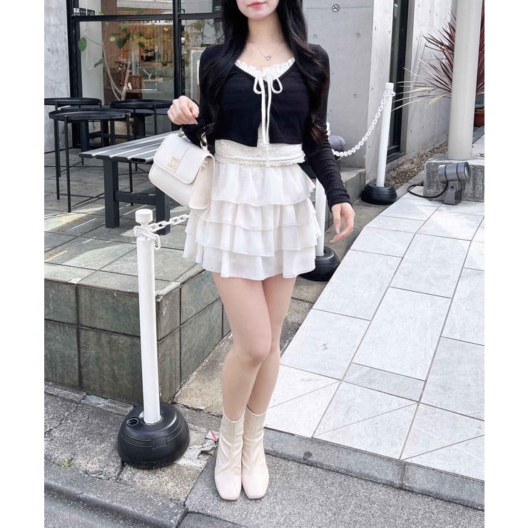 レースレイヤードカーデTOPs | INGNI  | 詳細画像11 