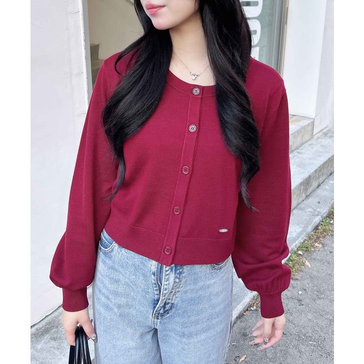 12Gプレート付ニットカーディガン | INGNI  | 詳細画像25 