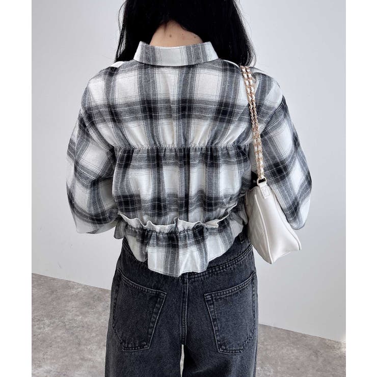 チェックフリルシャツ | INGNI  | 詳細画像4 