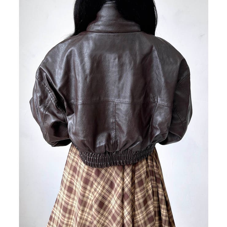 ファーティペット付フェイクレザーショートブルゾン | INGNI  | 詳細画像14 