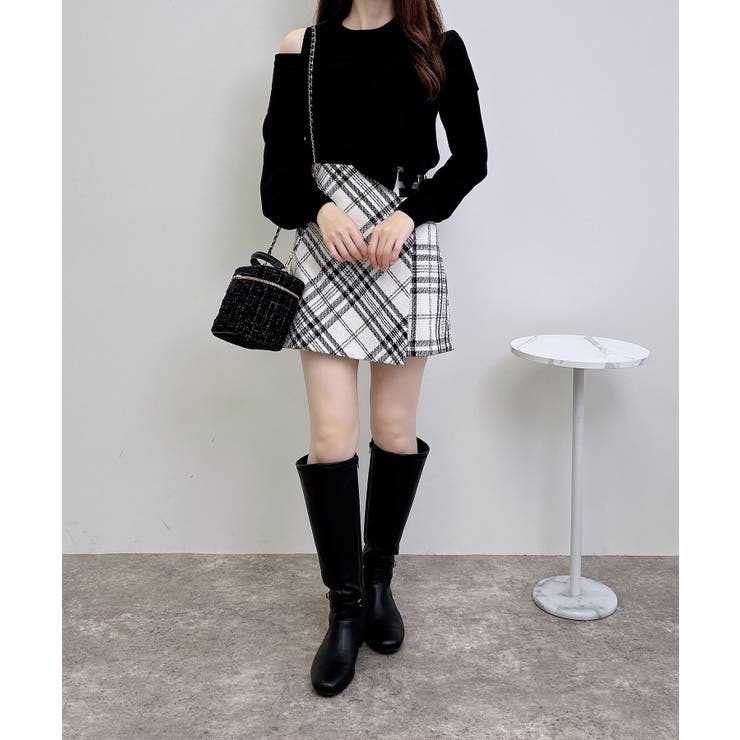 12G肩開きリボンニット | INGNI  | 詳細画像16 