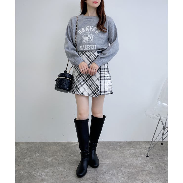 7Gエンブレムラメロゴニット | INGNI  | 詳細画像6 