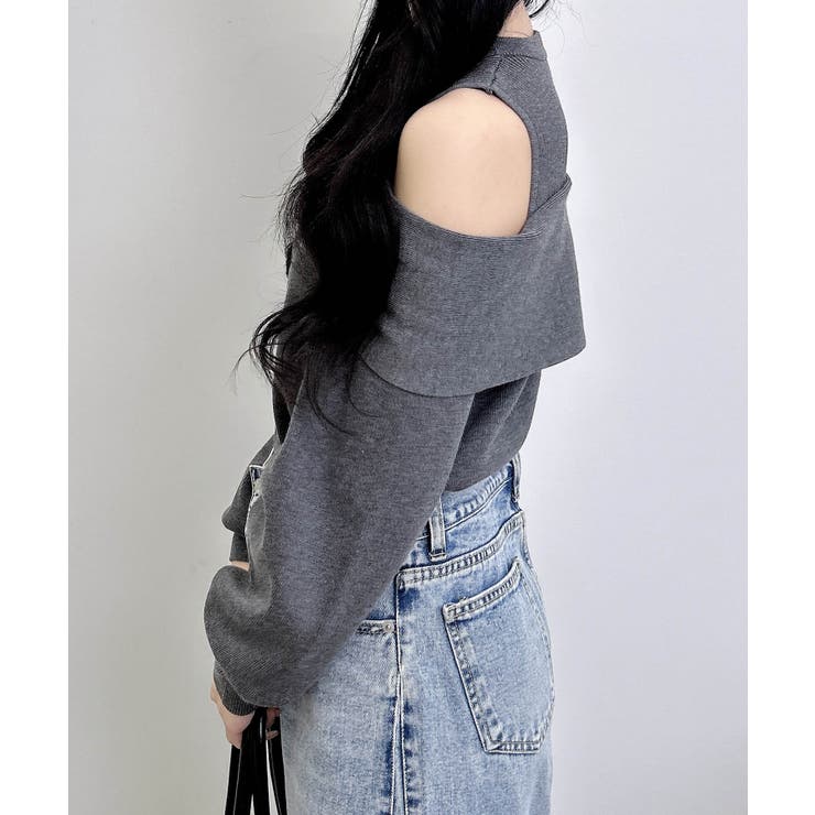 12G肩開きリボンニット | INGNI  | 詳細画像23 