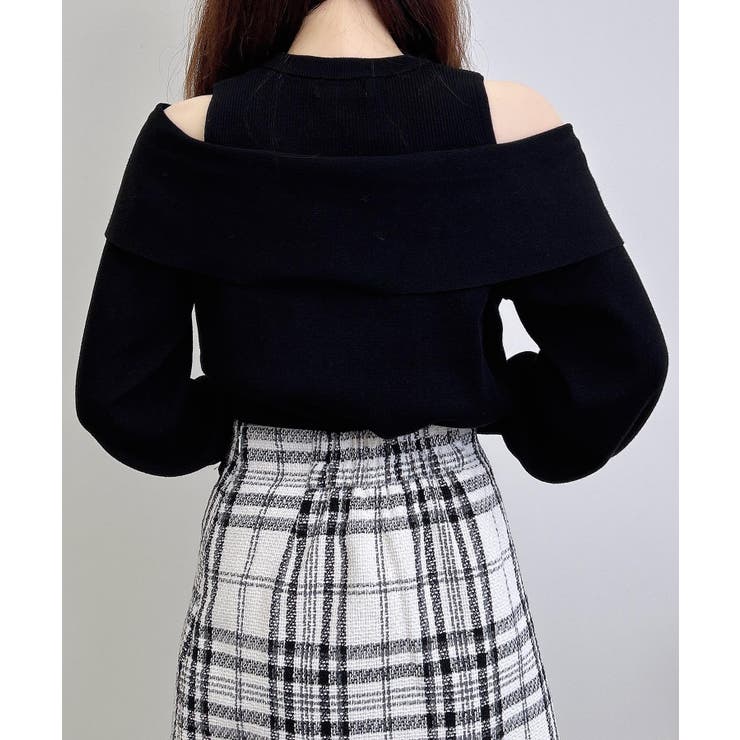 12G肩開きリボンニット | INGNI  | 詳細画像14 