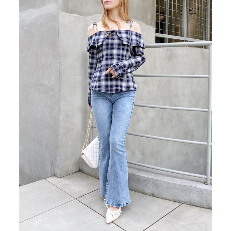 オフショルチェックシャツ | INGNI  | 詳細画像19 