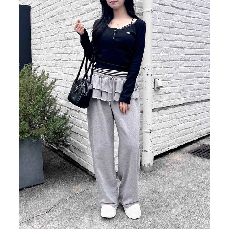 胸プレート付レイヤード風TOPs | INGNI  | 詳細画像5 