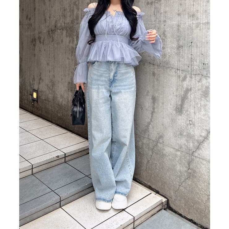 チュールオフショルブラウス | INGNI  | 詳細画像27 