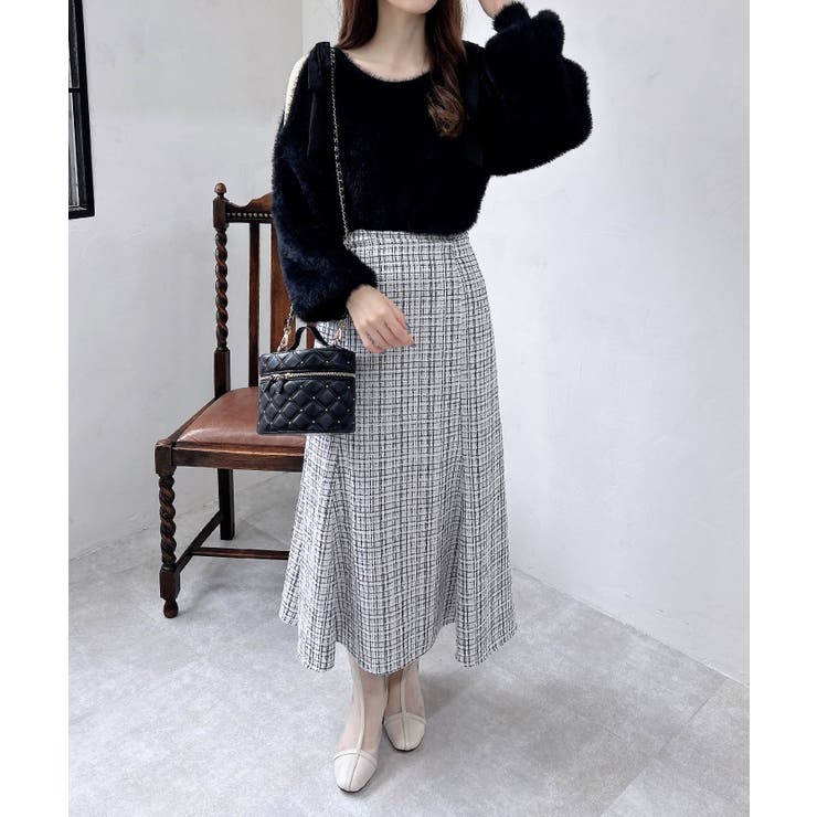 12G肩リボンフェザーニット | INGNI  | 詳細画像12 