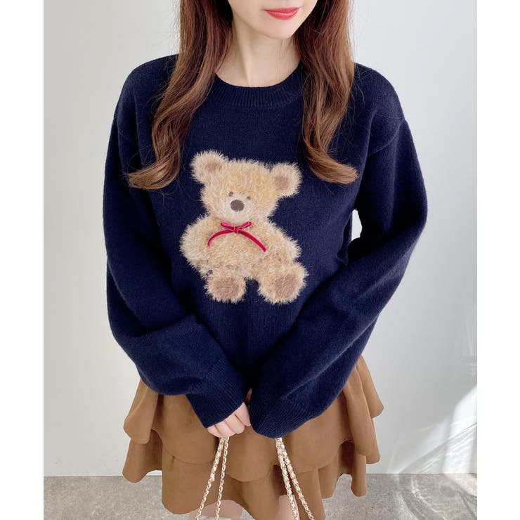 7Gもちもちフェザーベアニットプルオーバー | INGNI  | 詳細画像4 