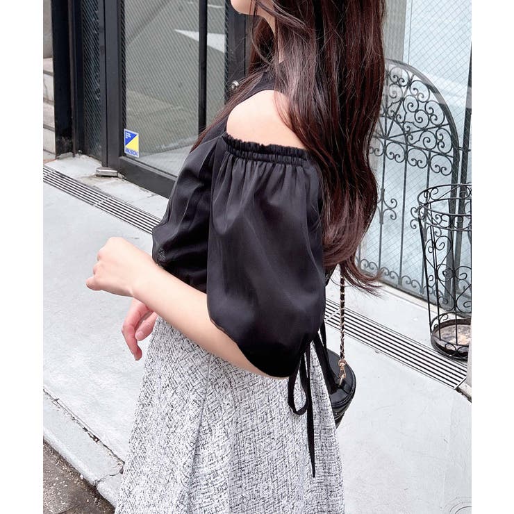 12Gチュールカシュクール半袖ニット | INGNI  | 詳細画像15 